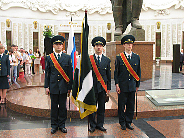 Торжественное построение выпускников Российской таможенной академии, 2007-2008 гг.