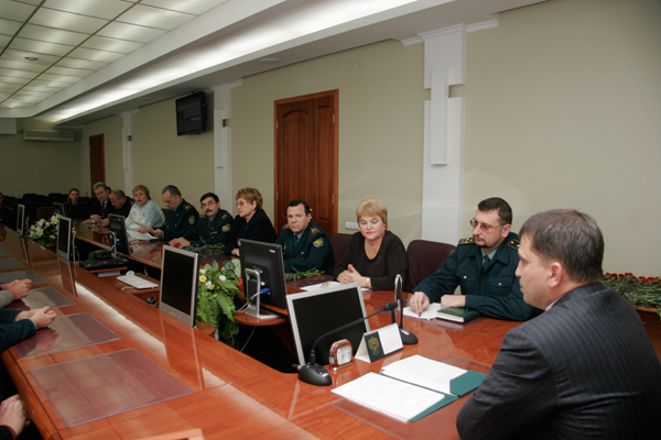 Встреча начальника ЮТУ И.И. Литвинова с ветеранами таможенной службы 