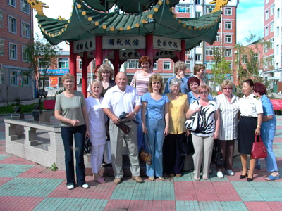 Ветераны таможенной службы Благовещенской таможнипосетили китайских коллег в г. Хайхэ КНР