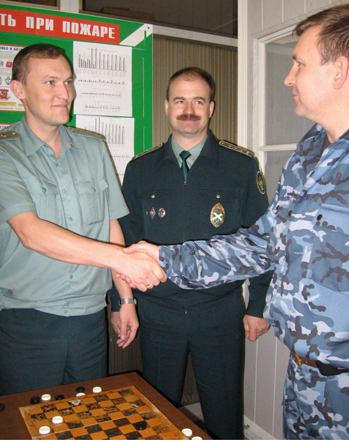 П.Н.Седин, В.В.Фомичев, С.В.Никифоров (слева направо) 