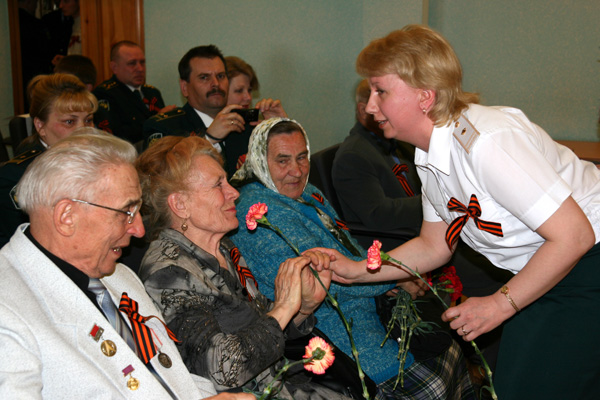 Ветераны таможенной службы-участники Великой Отечественной войны - почетные гости фестиваля 